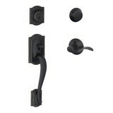 Schlage F62CAM716ACCLH aged bronze double cylinder handleset