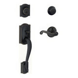Schlage F62CAM716FLARH aged bronze double cylinder handleset