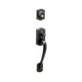 Schlage F62CAM716GEO aged bronze double cylinder handleset