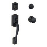 Schlage F62CAM716PLY aged bronze double cylinder handleset