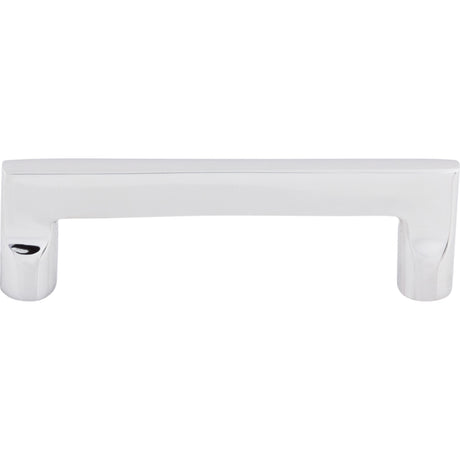 Top Knobs M1973 Aspen II Flat Sided 4" Center to Center Bar Pull Polished Chrome