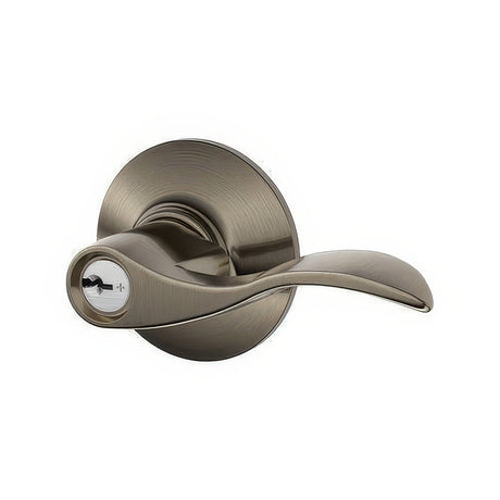 Schlage F80ACC620RH antique pewter storeroom door lever