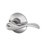 Schlage F80ACC625RH polished chrome storeroom door lever