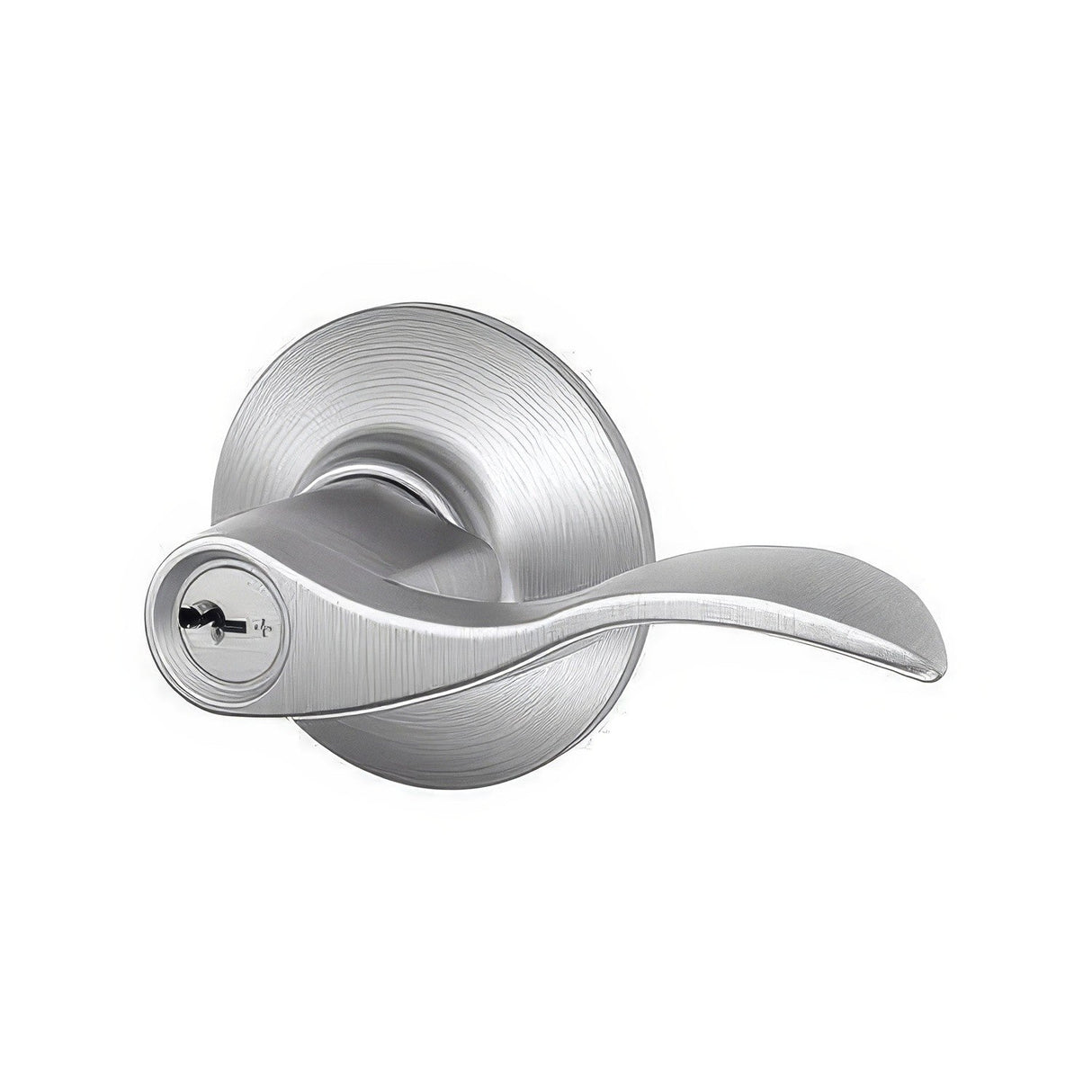 Schlage F80ACC626RH satin chrome storeroom door lever