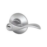 Schlage F80ACC626RH satin chrome storeroom door lever