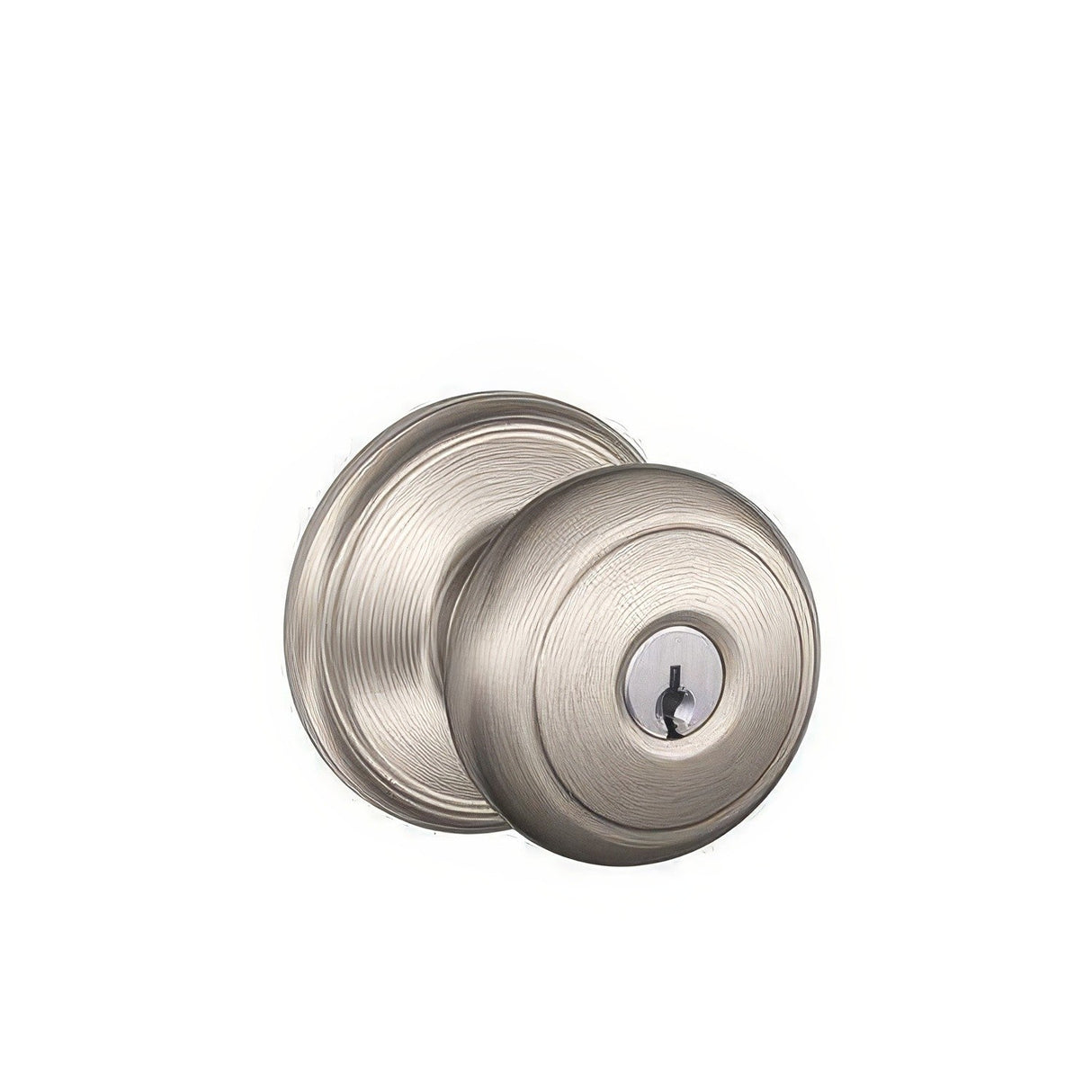 Schlage F80AND619 satin nickel storeroom door knob