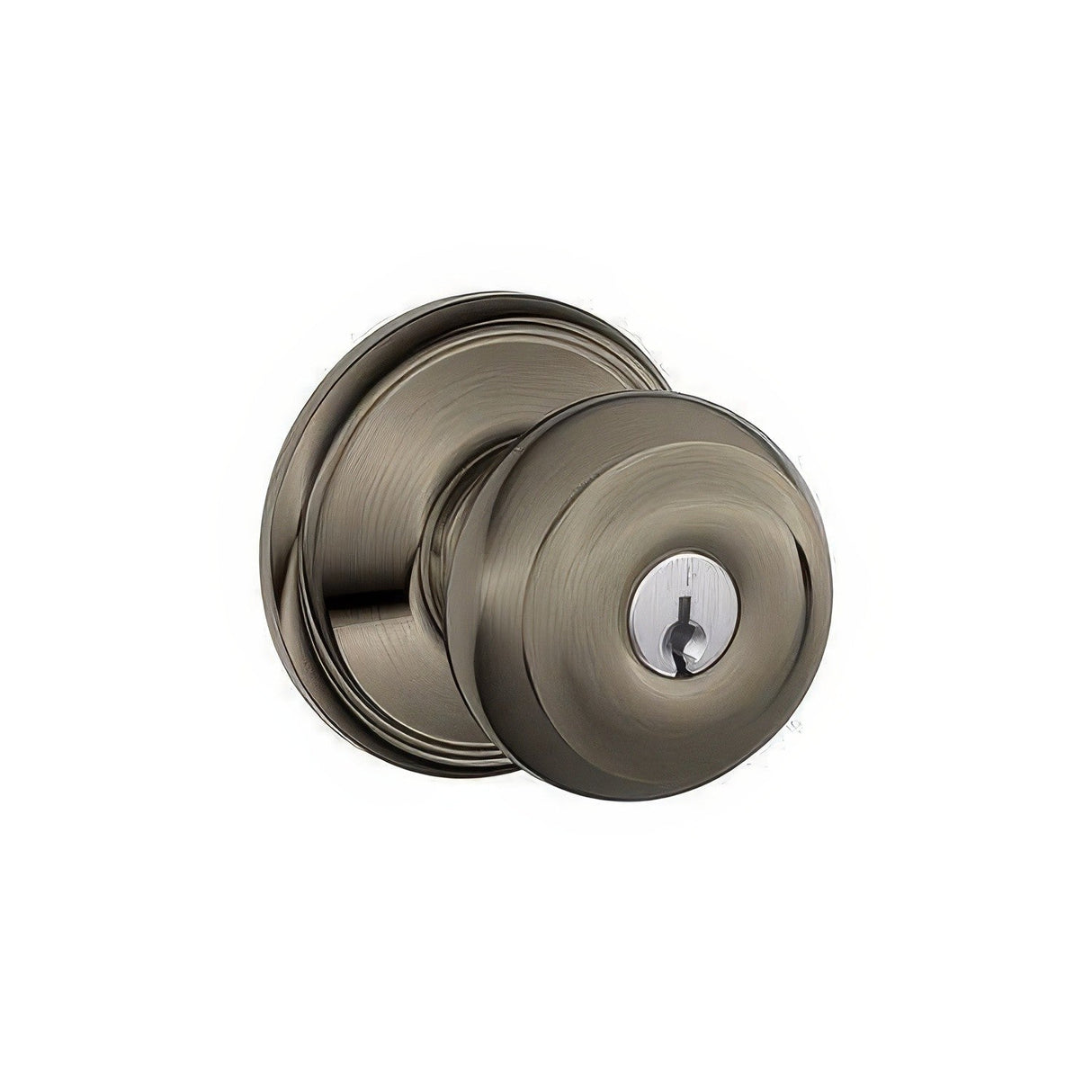 Schlage F80GEO620 antique pewter storeroom door knob