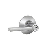 Schlage F80LAT626 satin chrome storeroom door lever