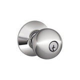 Schlage F80ORB625 polished chrome storeroom door knob