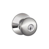 Schlage F80PLY625 polished chrome storeroom door knob