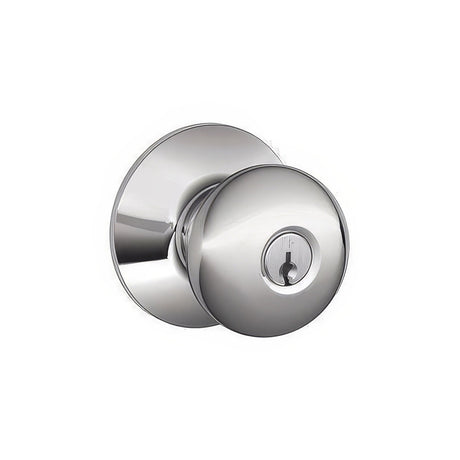 Schlage F80PLY625 polished chrome storeroom door knob