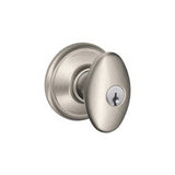 Schlage F80SIE619 satin nickel storeroom door knob