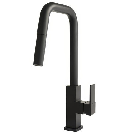 Better Home Products F90744BLK San Francisco kitchen faucet, additional view