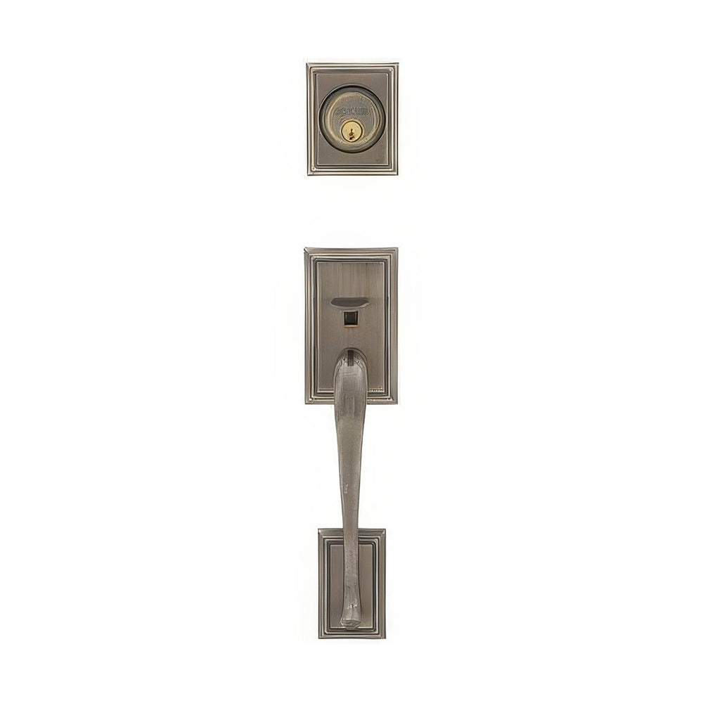 Schlage F92ADD609 antique brass dummy handleset