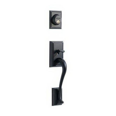 Schlage F92ADD622 matte black dummy handleset