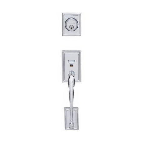 Schlage F92ADD625 polished chrome dummy handleset