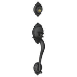 Schlage F92BRK622 matte black dummy handleset