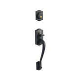 Schlage F92CAM622 matte black dummy handleset