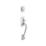 Schlage F92CAM625 polished chrome dummy handleset