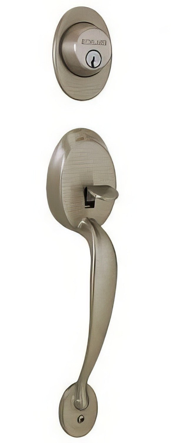 Schlage F92PLY620 antique pewter dummy handleset