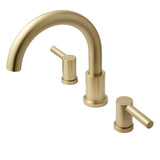 Better Home Products F93004SB satin brass roman tub faucet