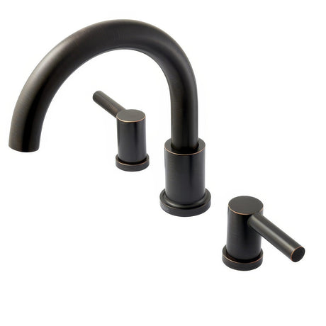 Better Home Products F93044BLK Stinson Beach roman tub faucet, additional view
