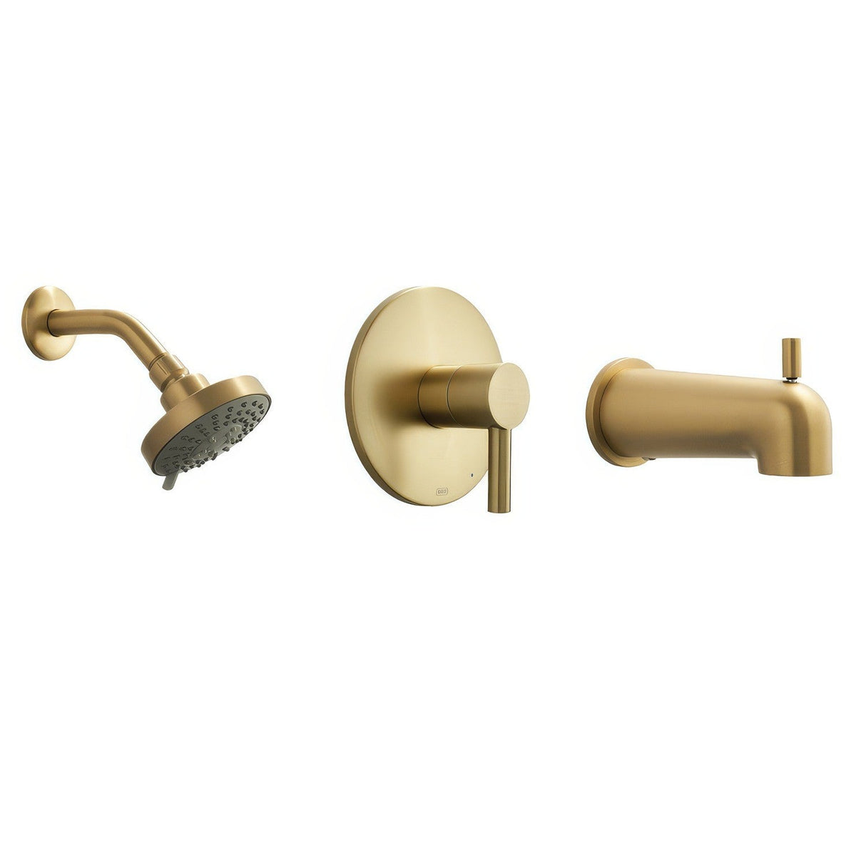 Better Home Products F93604SB satin brass tub & shower faucet