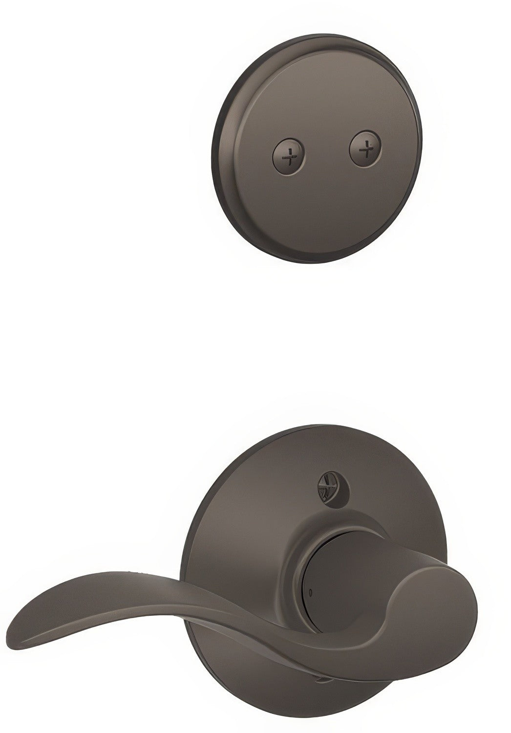 Schlage F94ACC613RH oil rubbed bronze dummy interior pack