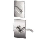 Schlage F94ACC625CENLH bright chrome dummy interior pack