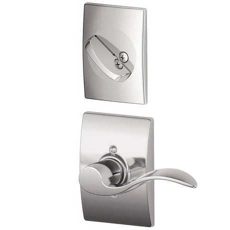 Schlage F94ACC625CENLH bright chrome dummy interior pack