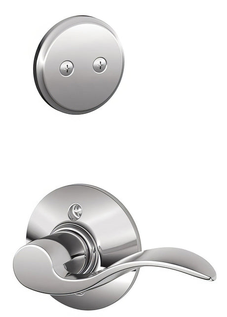 Schlage F94ACC625LH polished chrome dummy interior pack