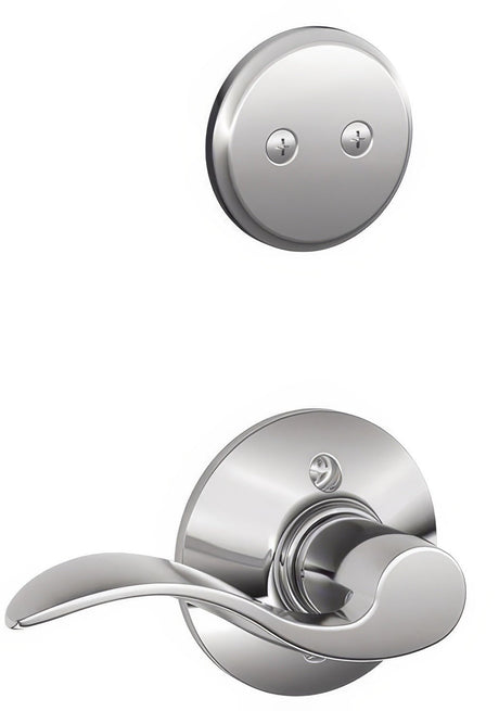 Schlage F94ACC625RH polished chrome dummy interior pack