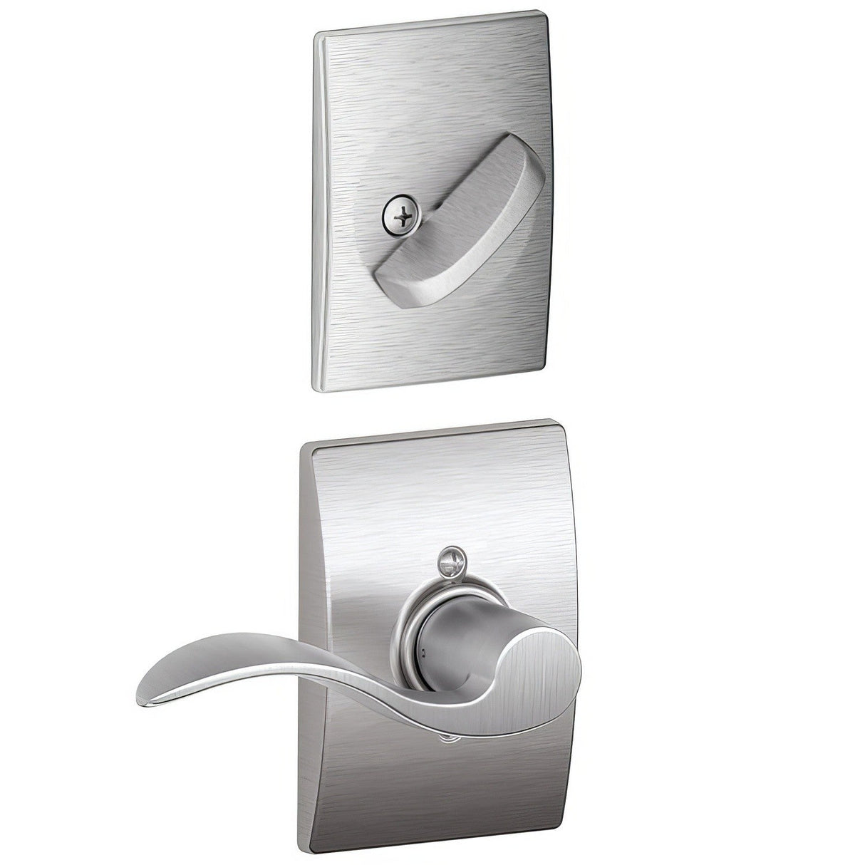 Schlage F94ACC626CENRH satin chrome dummy interior pack
