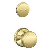 Schlage F94AND605 polished brass dummy interior pack
