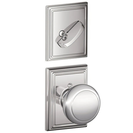 Schlage F94AND625ADD bright chrome dummy interior pack