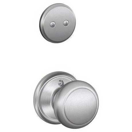 Schlage F94AND626 satin chrome dummy interior pack