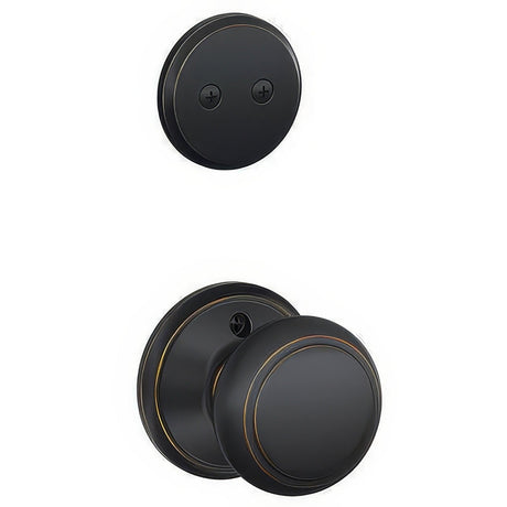 Schlage F94AND716 aged bronze dummy interior pack