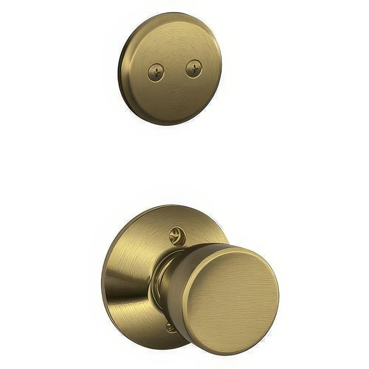Schlage F94BEL609 antique brass dummy interior pack