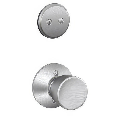 Schlage F94BEL626 satin chrome dummy interior pack