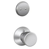 Schlage F94BEL626 satin chrome dummy interior pack
