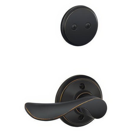 Schlage F94CHP716RH aged bronze dummy interior pack