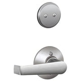 Schlage F94ELA626 satin chrome dummy interior pack