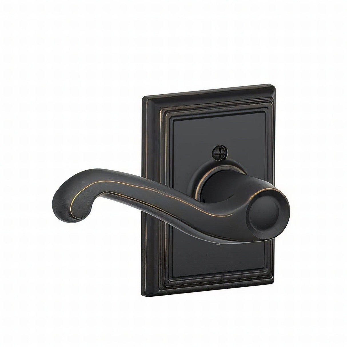 Schlage F94FLA716ADDLH aged bronze dummy interior pack