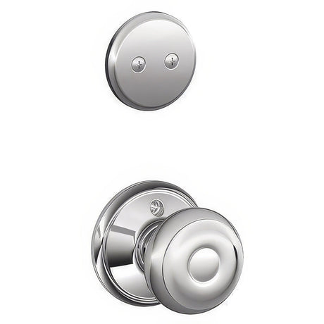 Schlage F94GEO625 polished chrome dummy interior pack