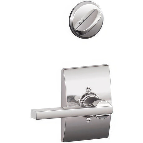 Schlage F94LAT625CEN bright chrome dummy interior pack