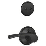 Schlage F94MER622RH matte black dummy interior pack