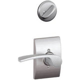Schlage F94MER626CENRH satin chrome dummy interior pack