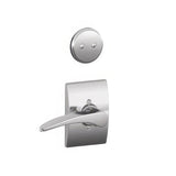 Schlage F94MNH625CENLH bright chrome dummy interior pack