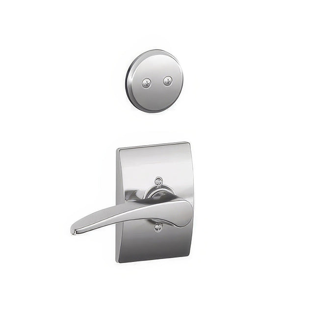 Schlage F94MNH625CENLH bright chrome dummy interior pack
