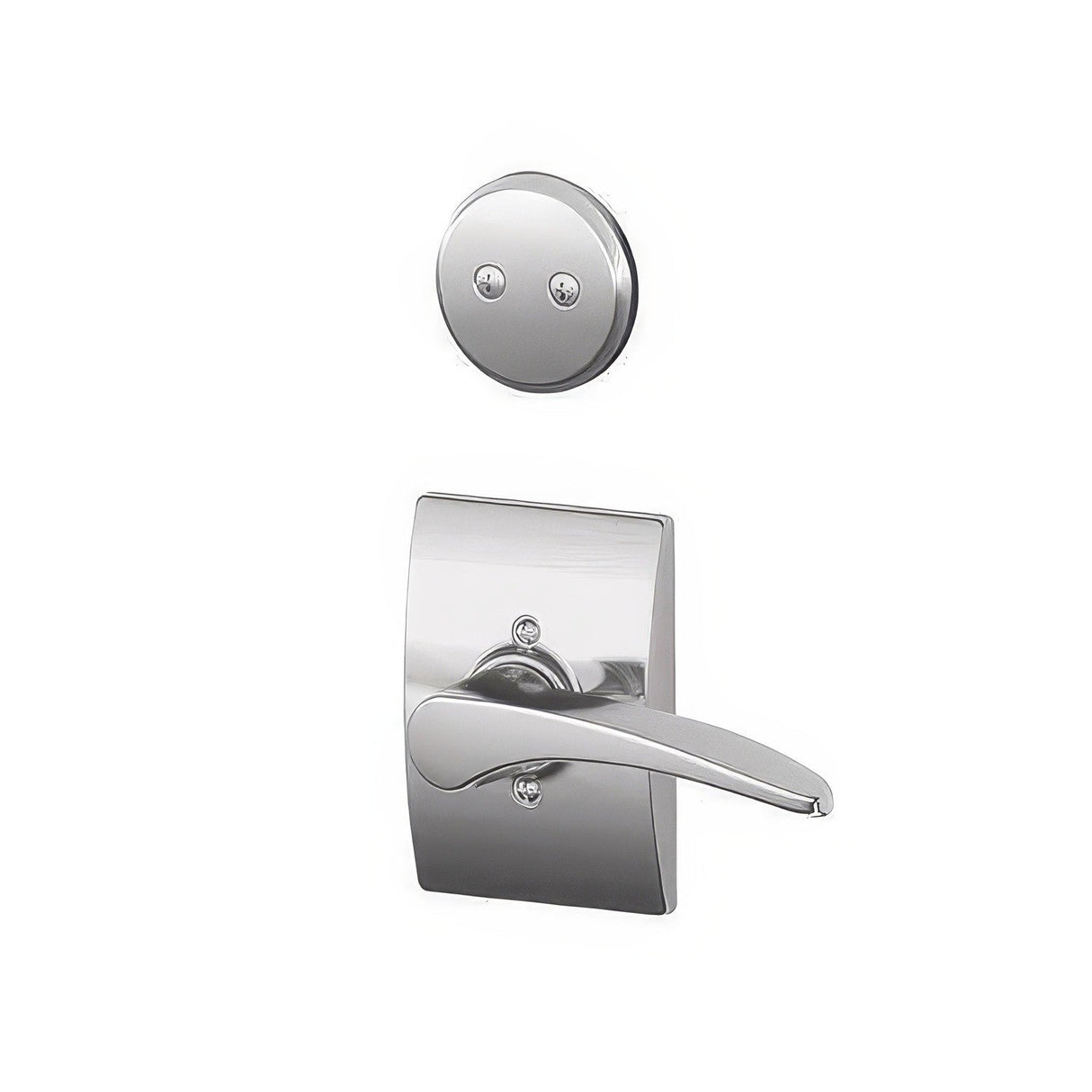 Schlage F94MNH625CENRH bright chrome dummy interior pack